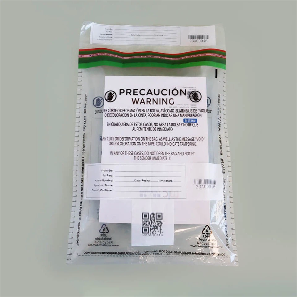 Security bags for confidential documents