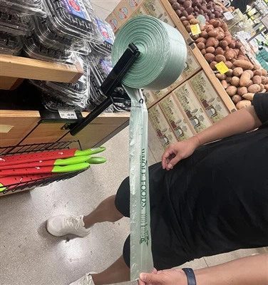 Introduzione alle borse della spesa sfuse nei supermercati